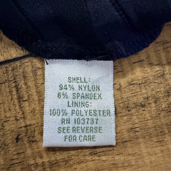 DONNA MORGAN FIT AND FLARE BLACK COCKTAIL DRESS - Picture 8 of 11